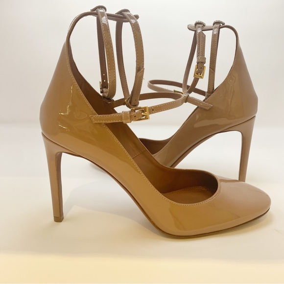 Alaia 90 Patent Leather Mary Jane Nude Pumps (Size 38) - Picture 3 of 9